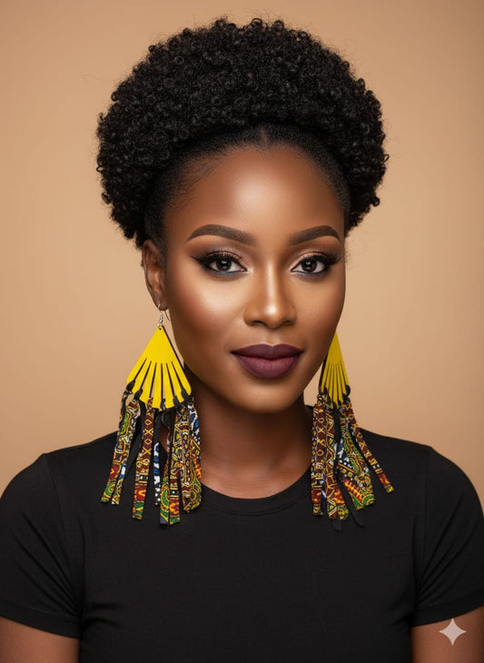Dashiki Fringe Earrings
