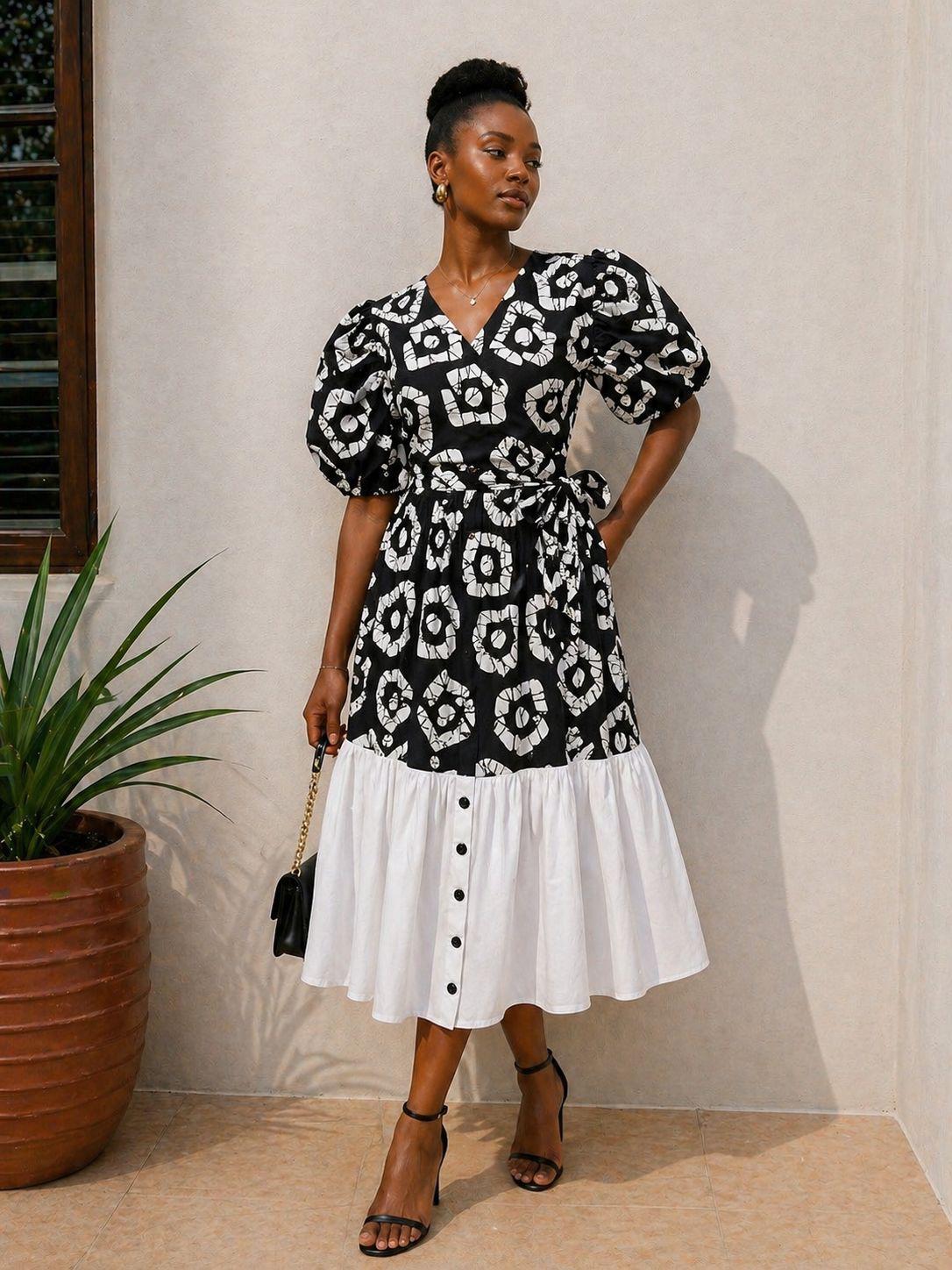 Onyx clouds 2pc Skirt Set