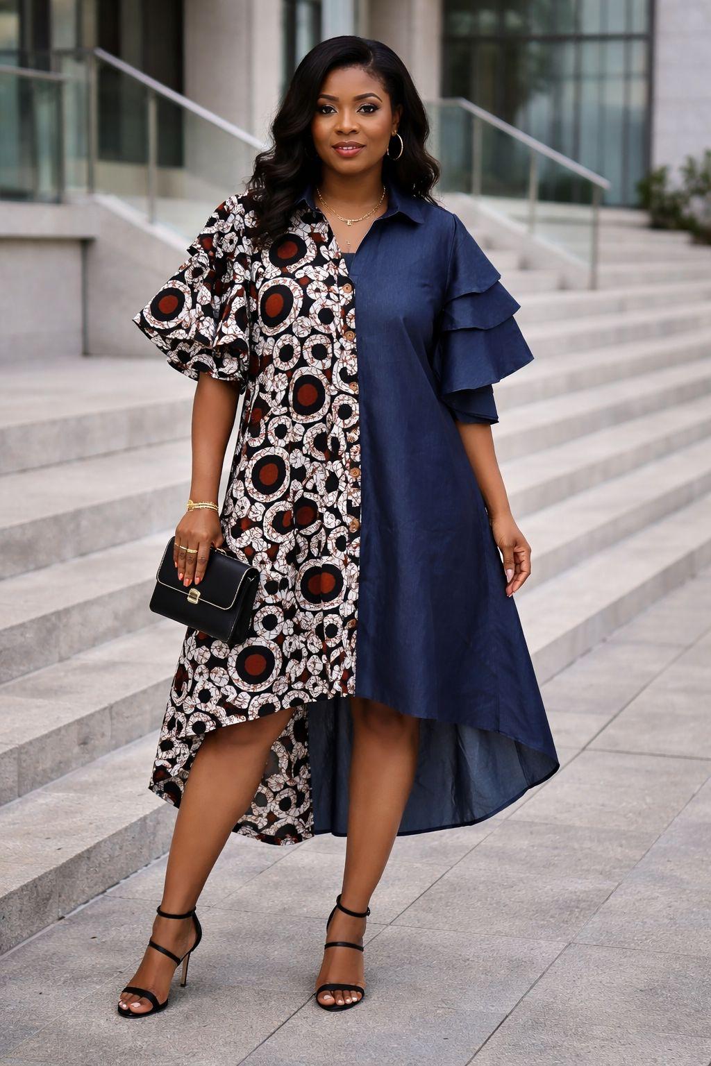 Maroon Denim Swing Dress – Shop The Royals