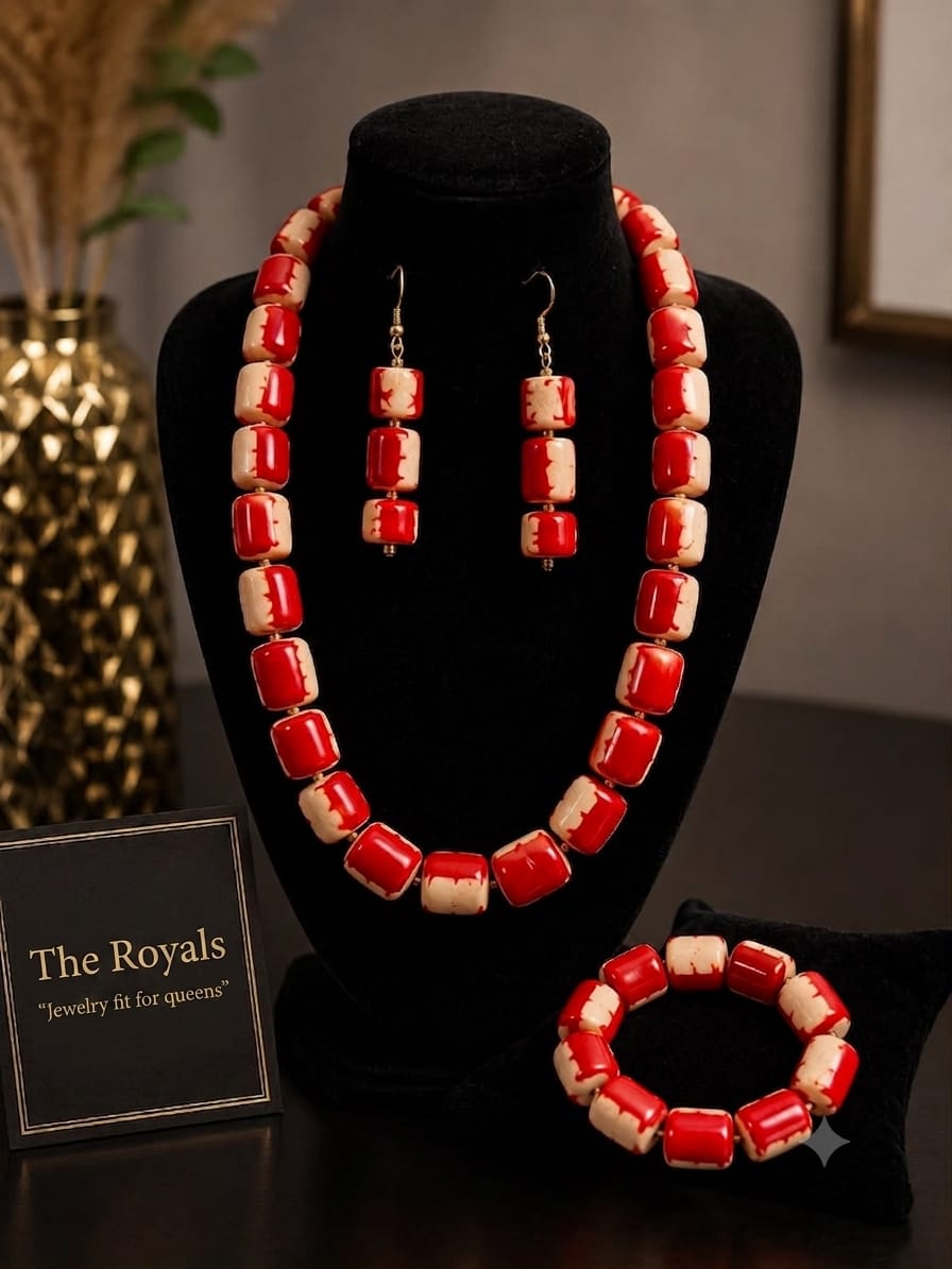 Crimson Queen Necklace Set
