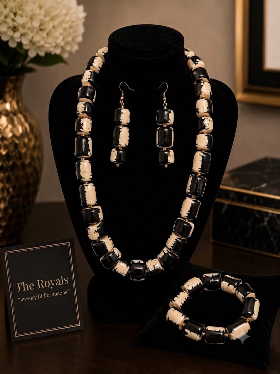 Sovereign Onyx Necklace Set