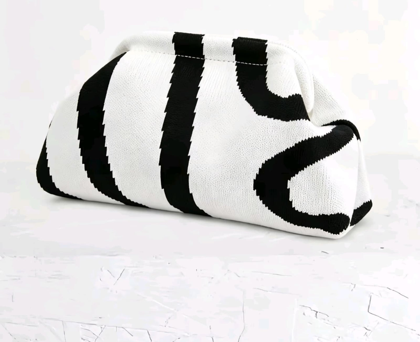 Art Deco White Clutch