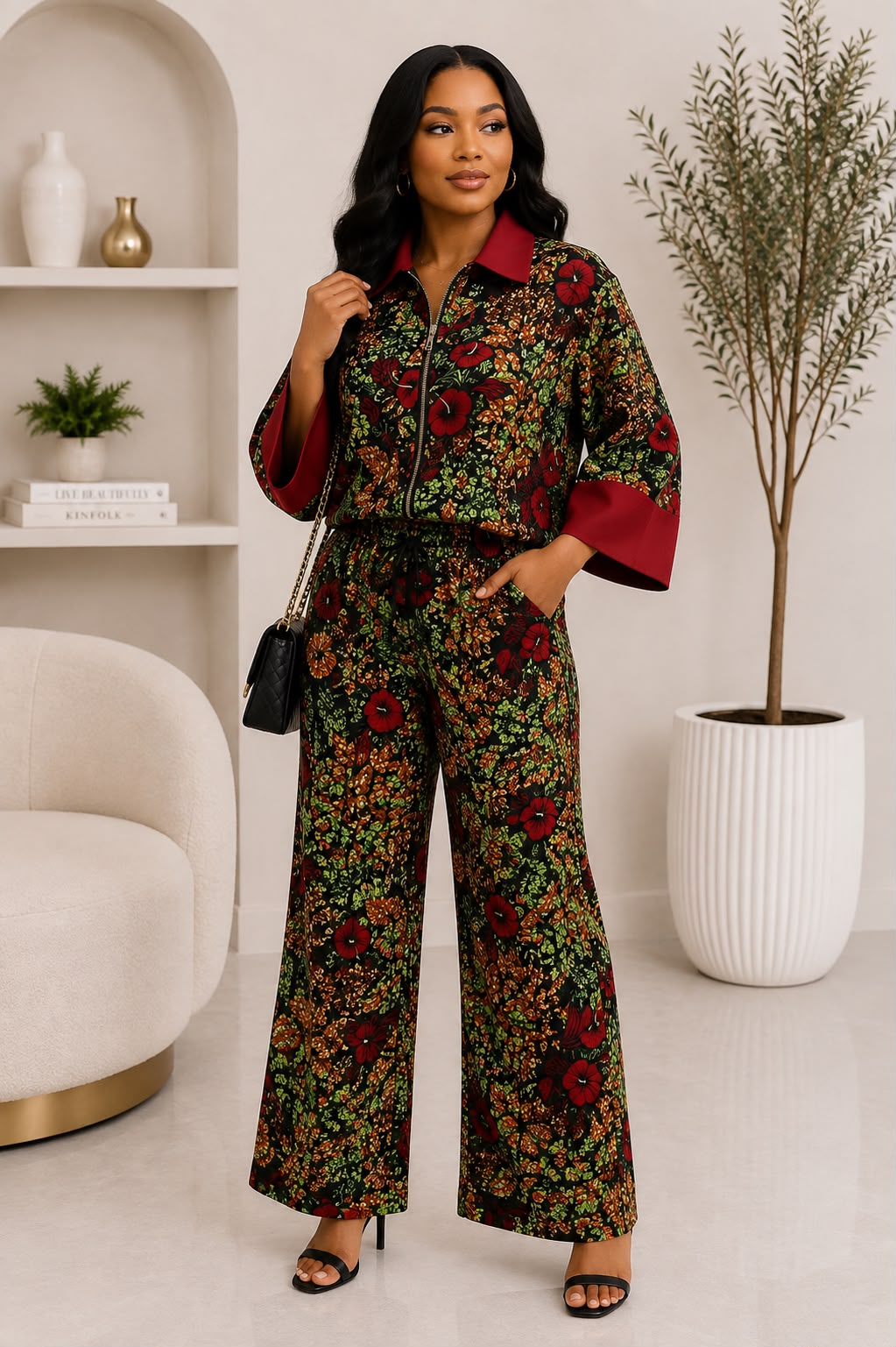 Gardenia 2pc Pant Set