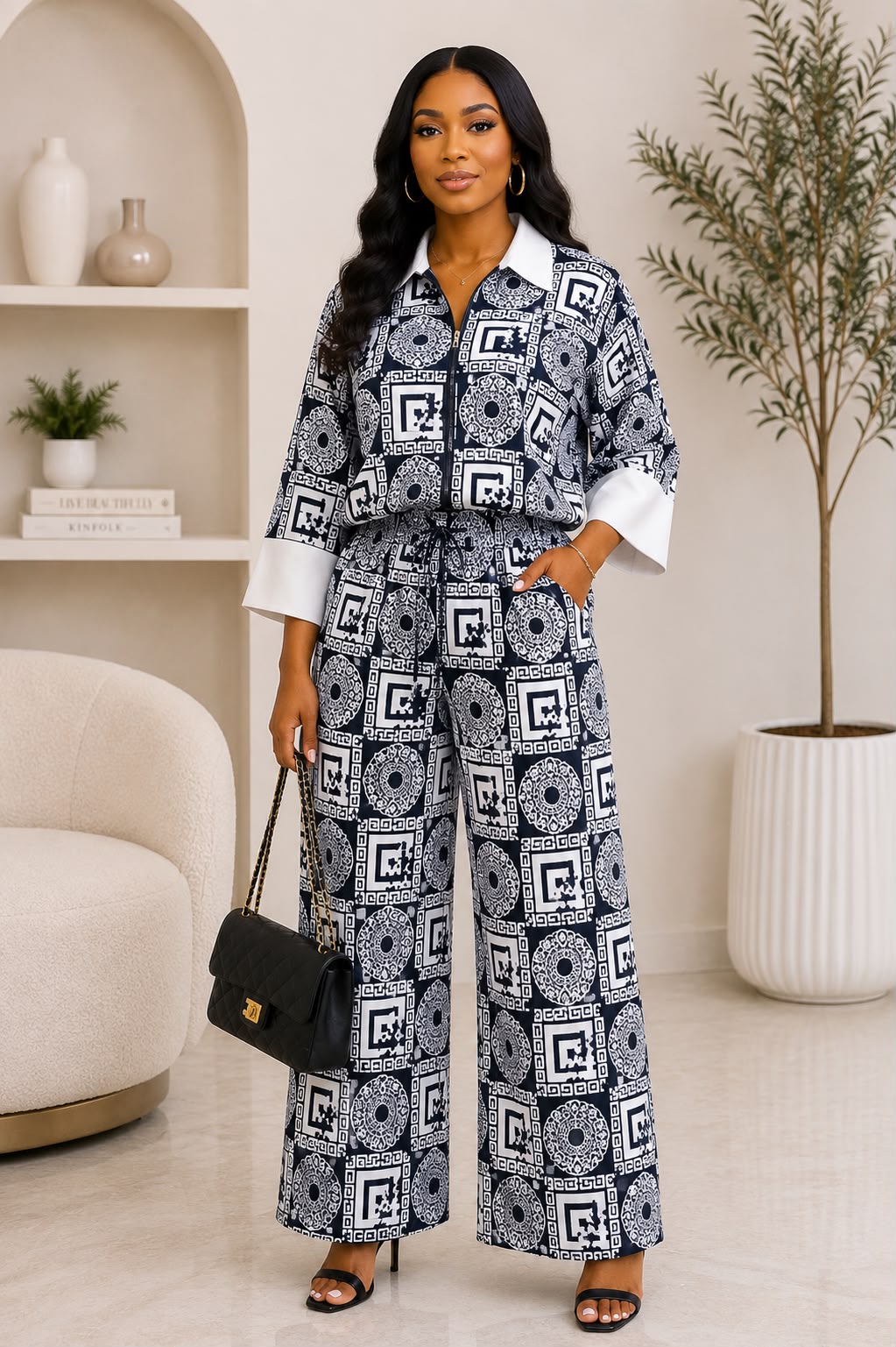 Medallion 2pc Pant Set