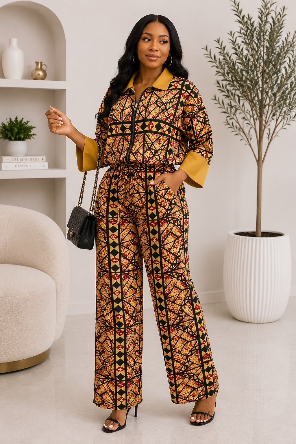 Tribal 2pc Pant Set