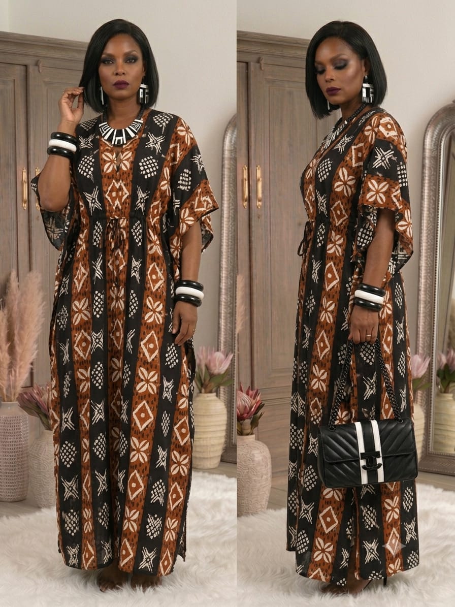 Penny Drawstring Kaftan