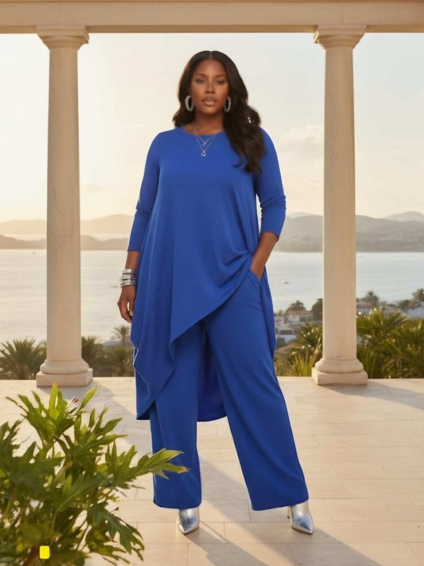 BLUE COMFY DIVA SET