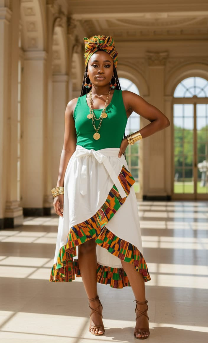 Kente Wrap Skirt