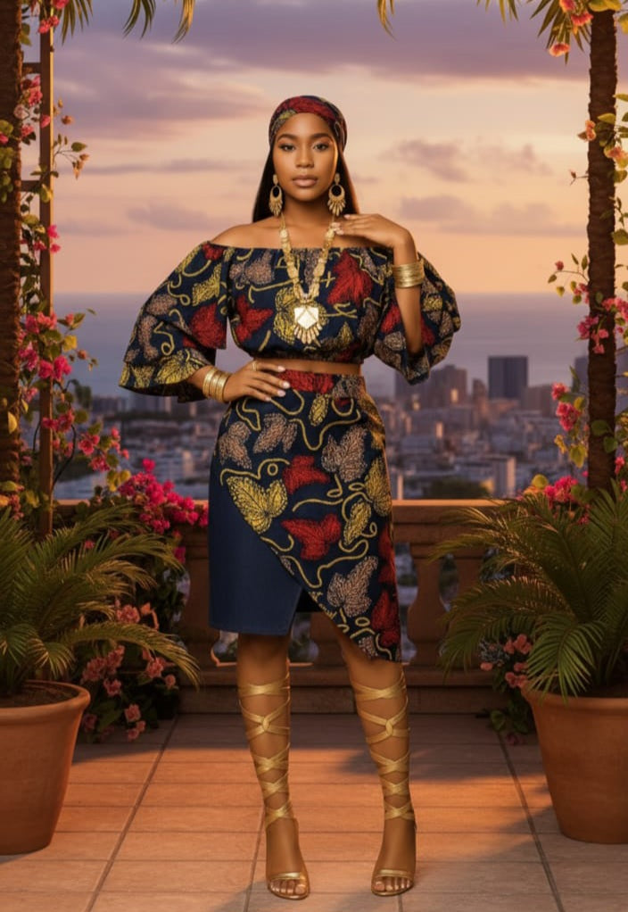 Nature 2pc Skirt Set