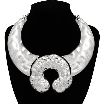 Dazzling Silver Opulence Necklace