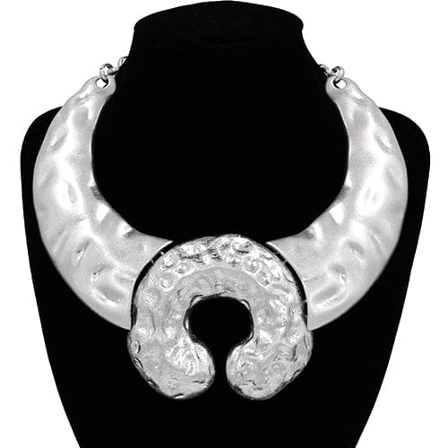 Dazzling Silver Opulence Necklace