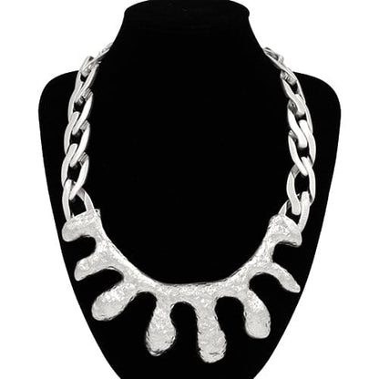 Silver Majestic Splendor Necklace