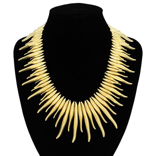Brilliant Gold Thorn Necklace