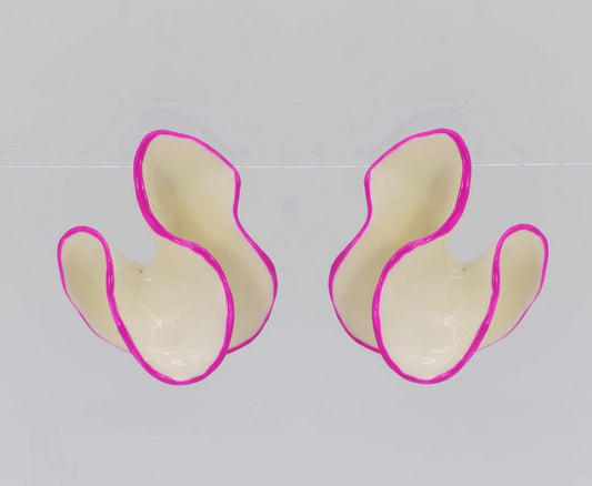 Fuschia The Ripple Effect Earrings