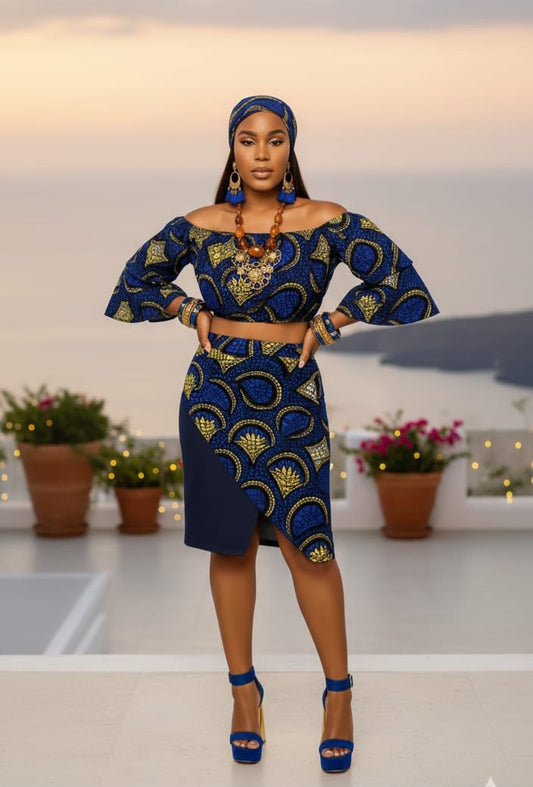 Queen Pope 2pc Skirt Set