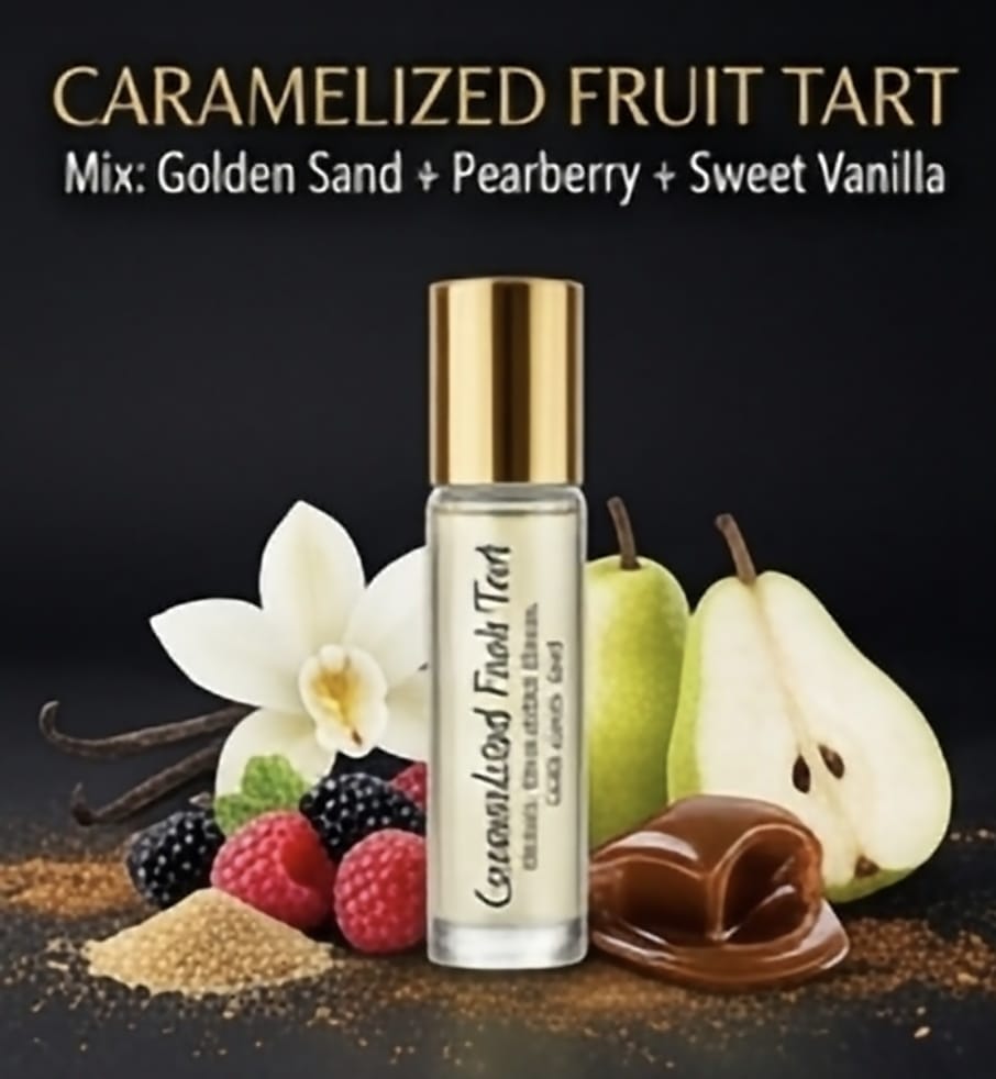 Caramelized Fruit Tart Roll On Perfume Oil
