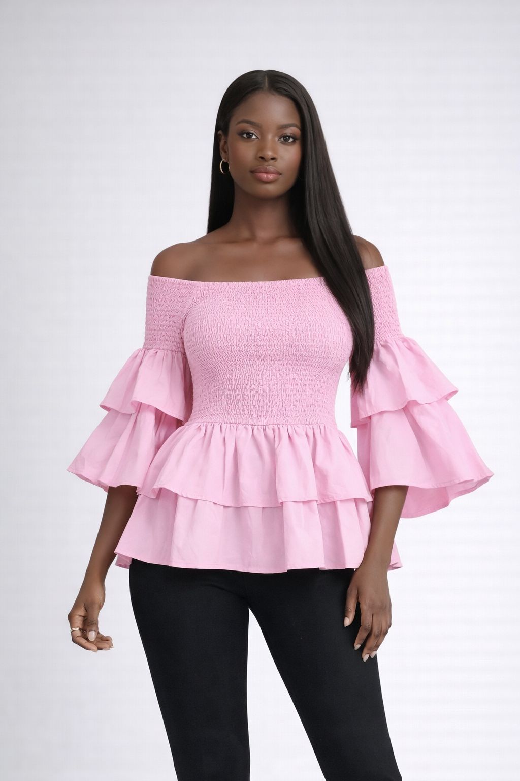 The Bella Blouse Pink