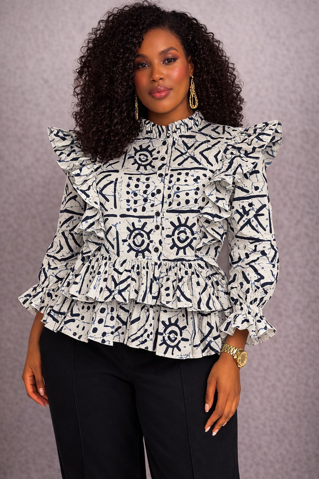 Tribal Sky Blouse