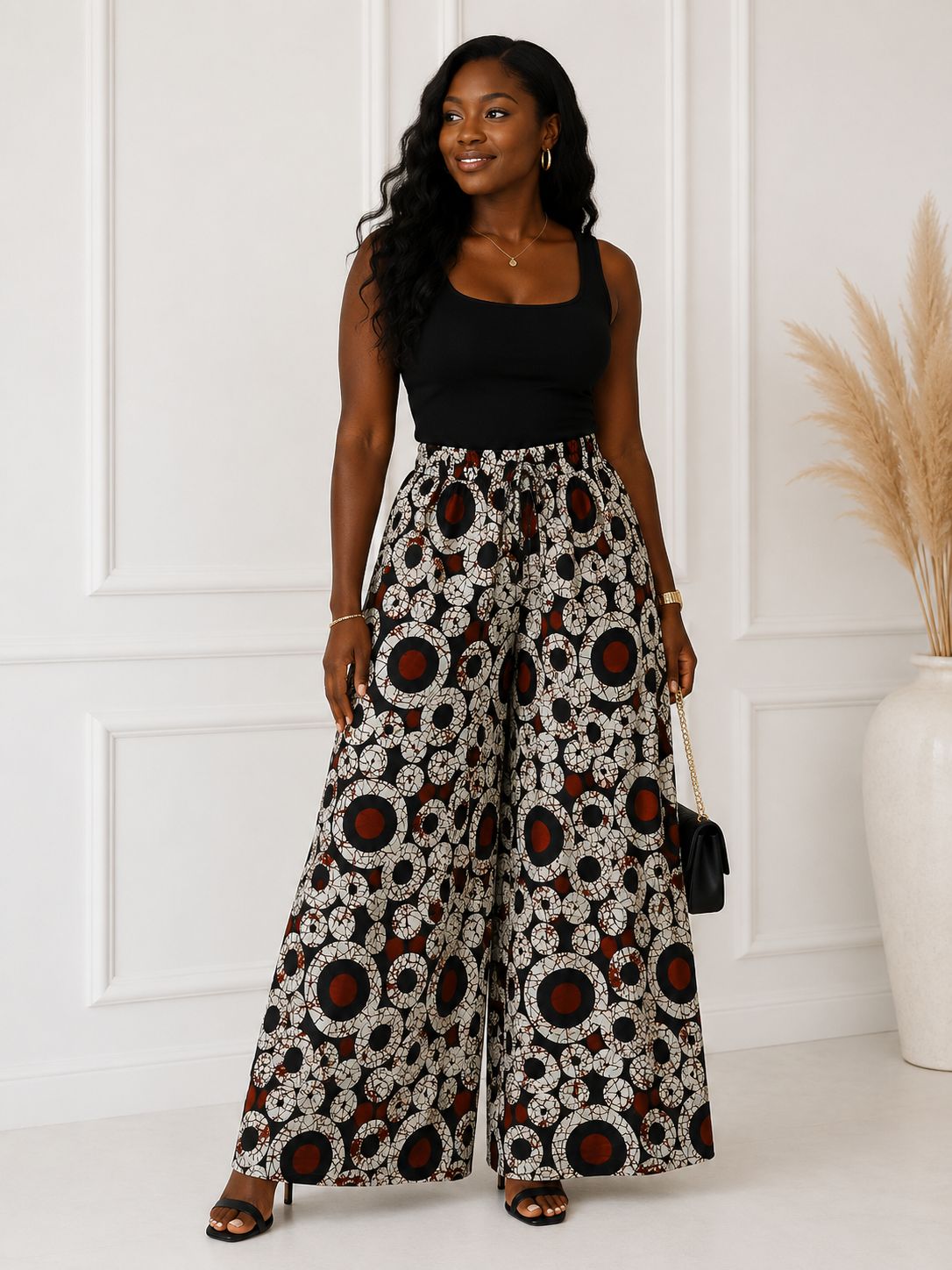 Maroon Delight Palazzo Pants
