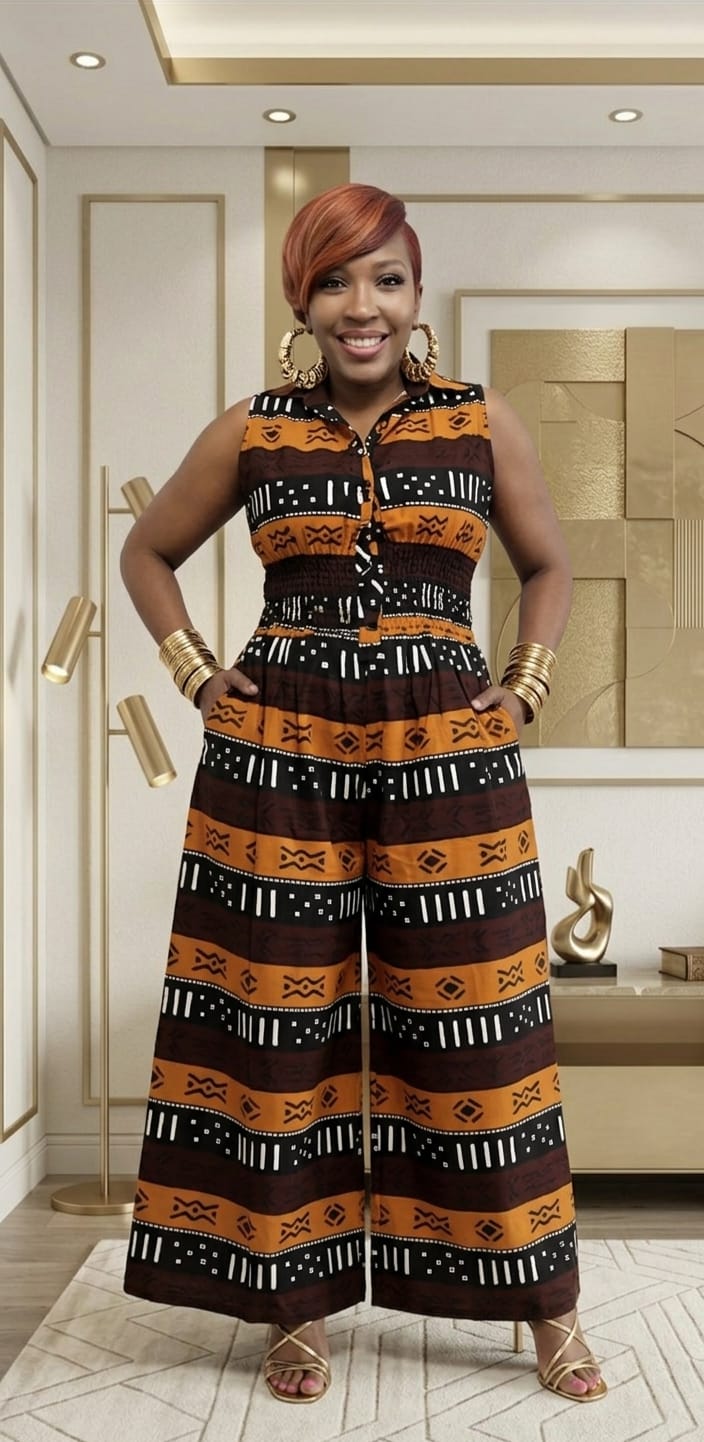 Brown Tribal Jumper
