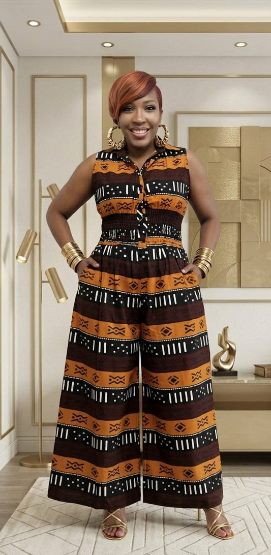 Brown Tribal Jumper