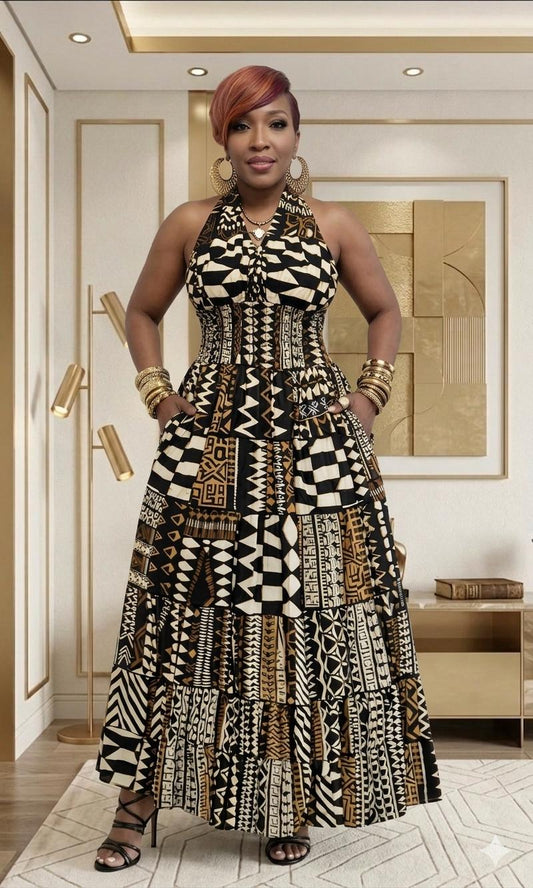 Lady Africa Maxi Dress