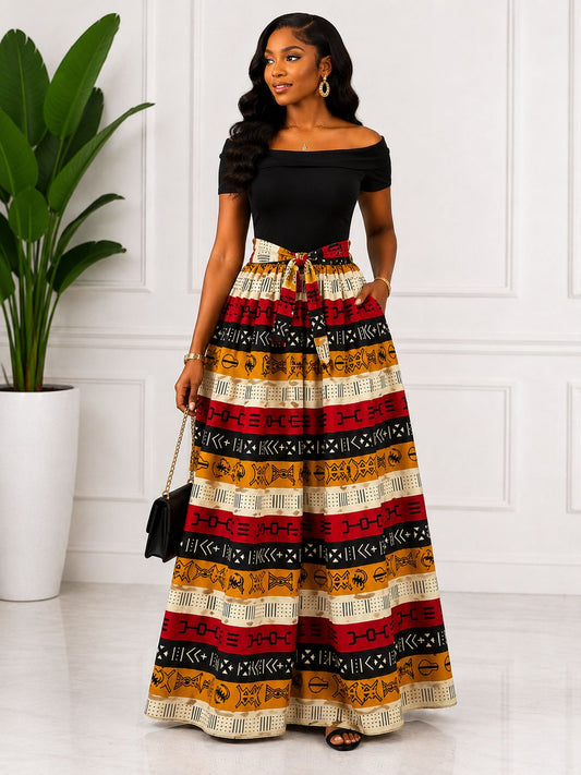Heritage Maxi Skirt