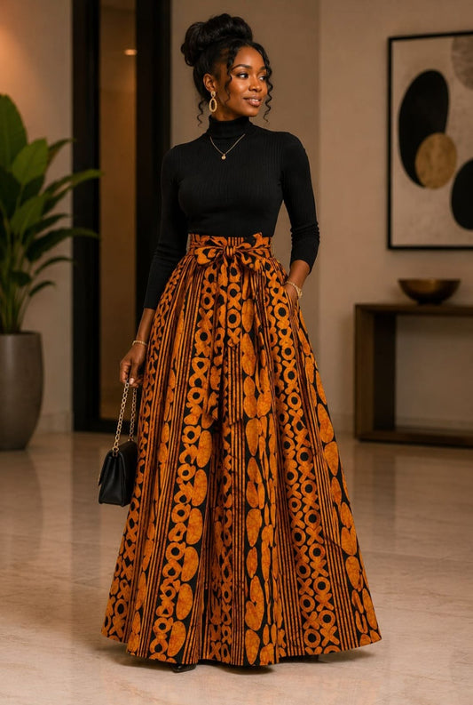 Honey Bee Maxi Skirt