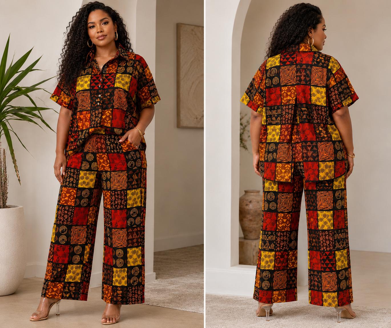 Patches 2pc Pants Set