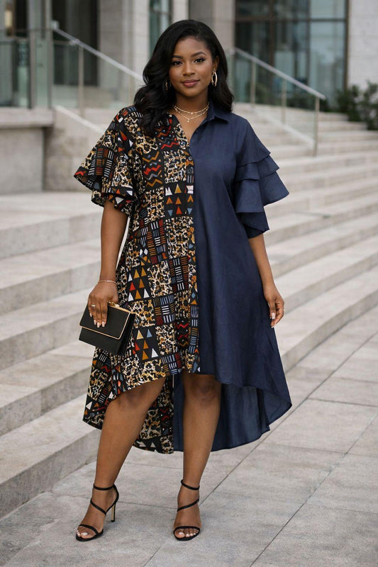 Wild Thang Denim Swing Dress