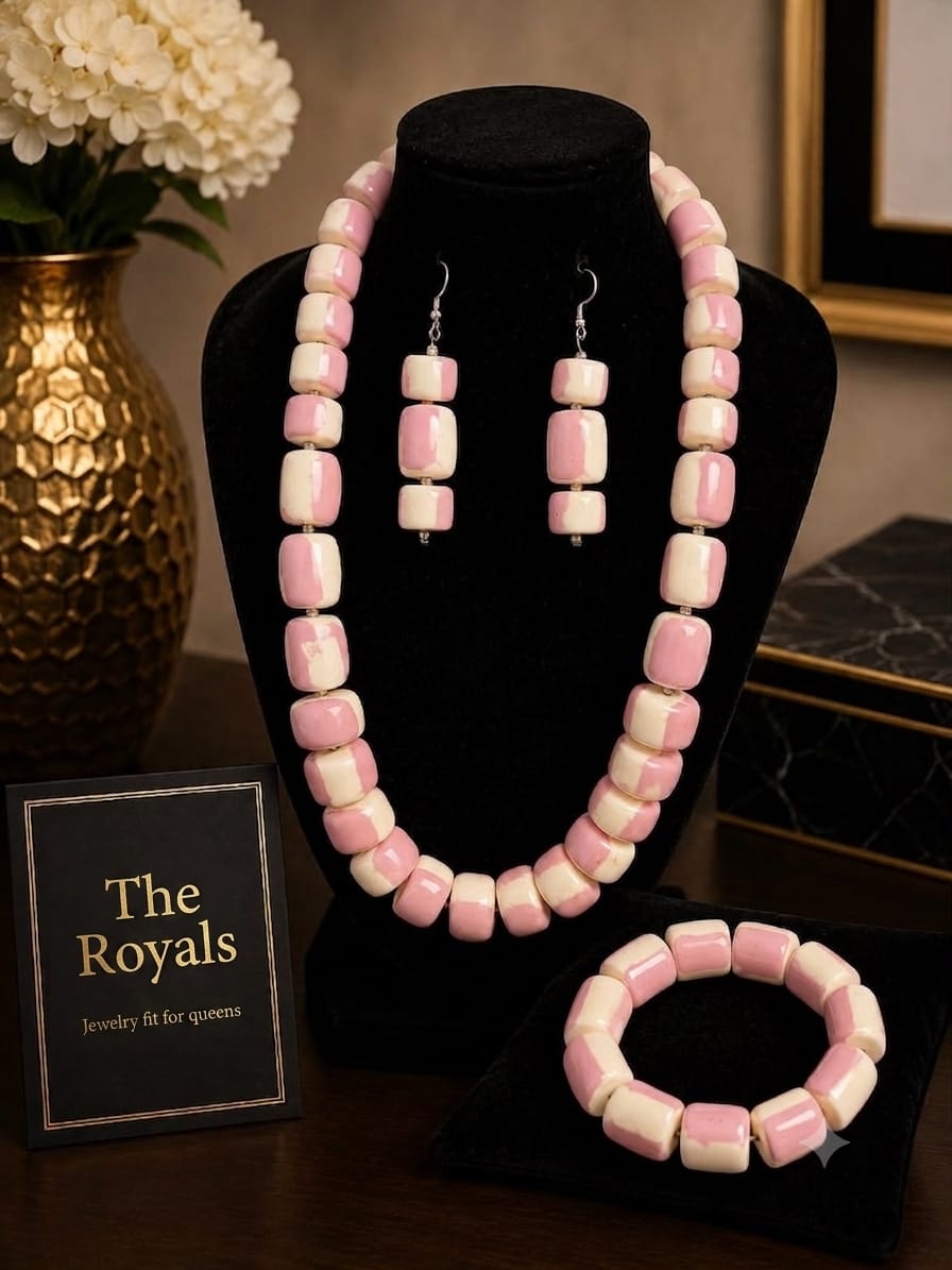 Blushing Royalty Necklace Set