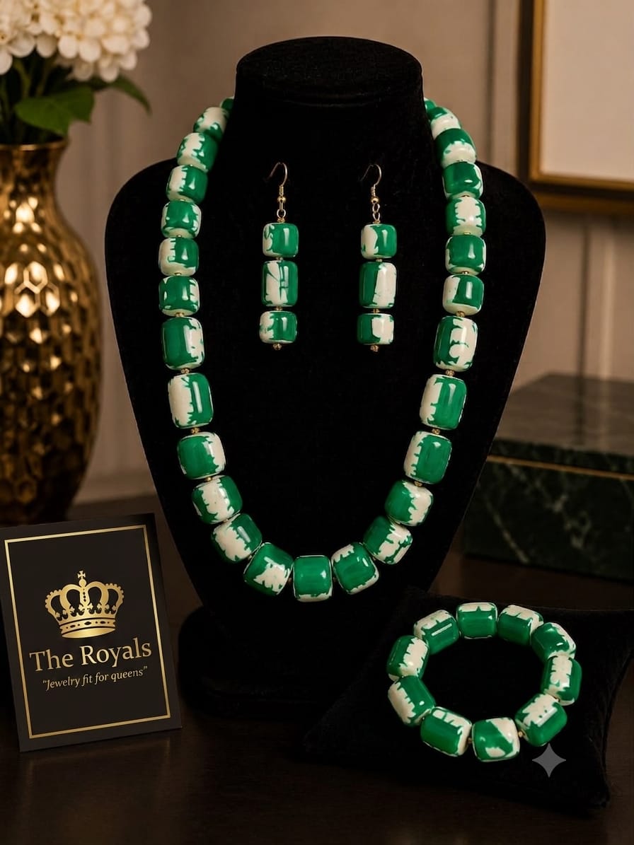 Imperial Jade Necklace Set