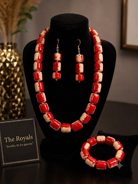 Crimson Queen Necklace Set