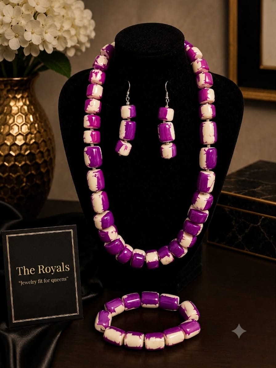 Amethyst Majesty Necklace Set