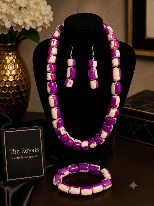 Amethyst Majesty Necklace Set