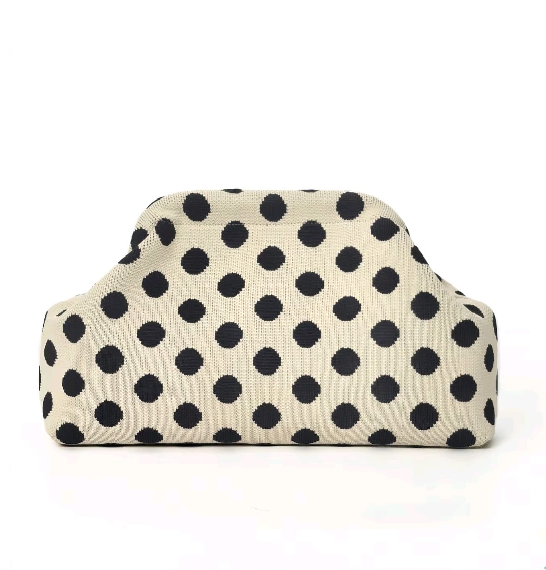 Ivory Ink Clutch