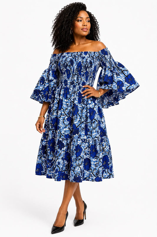 Denim Days Smocked Dress