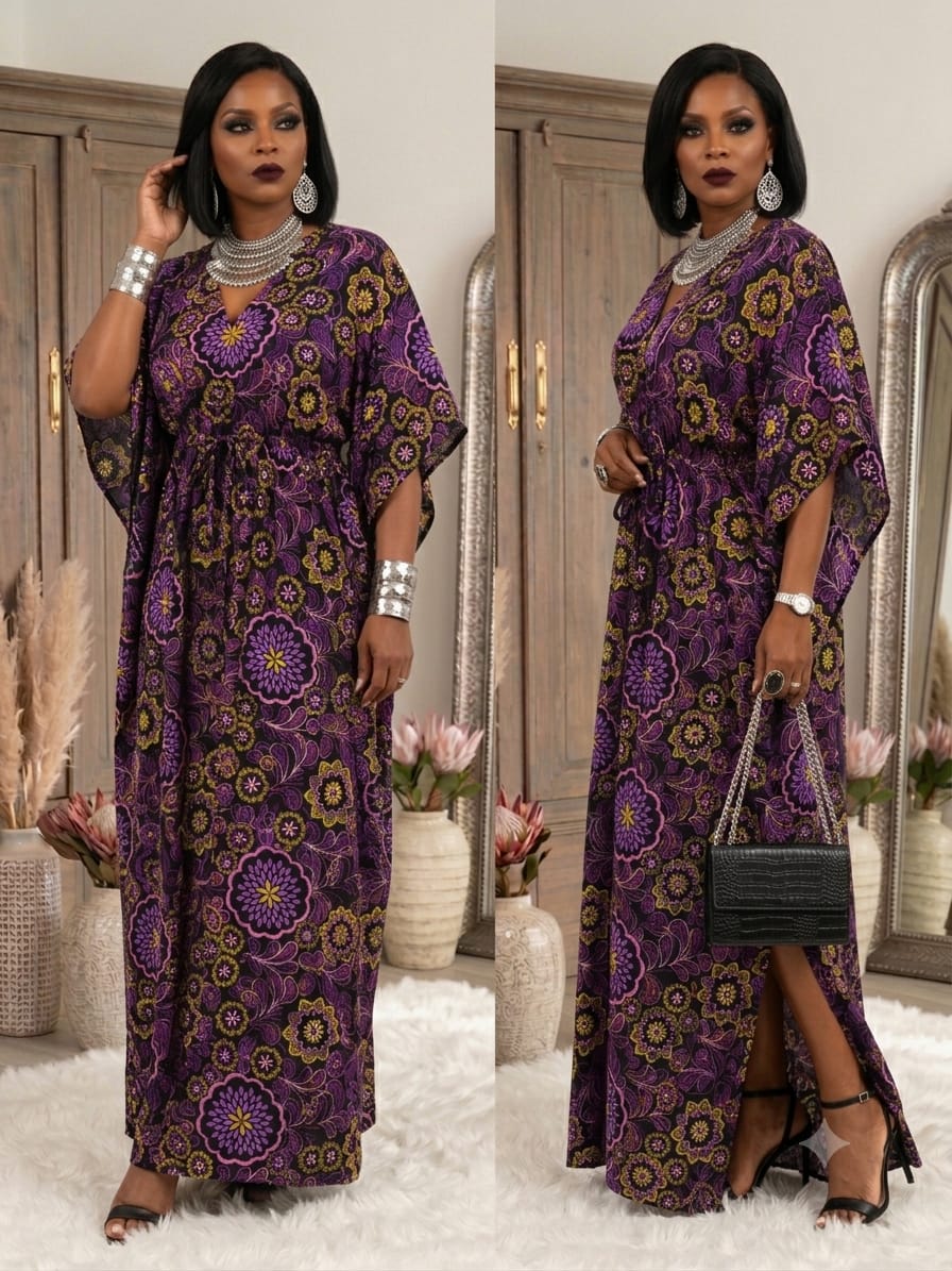 Lilla Drawstring Kaftan