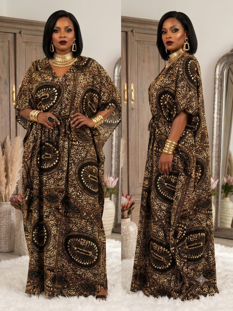Koko Drawstring Kaftan