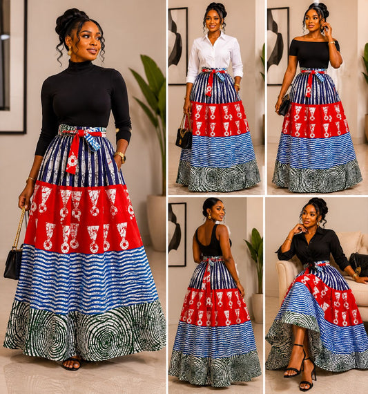 Eccentric Maxi Skirt