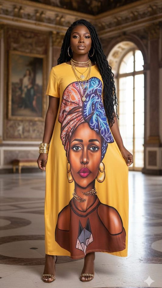 Foxy Brown Jersey Maxi Dress