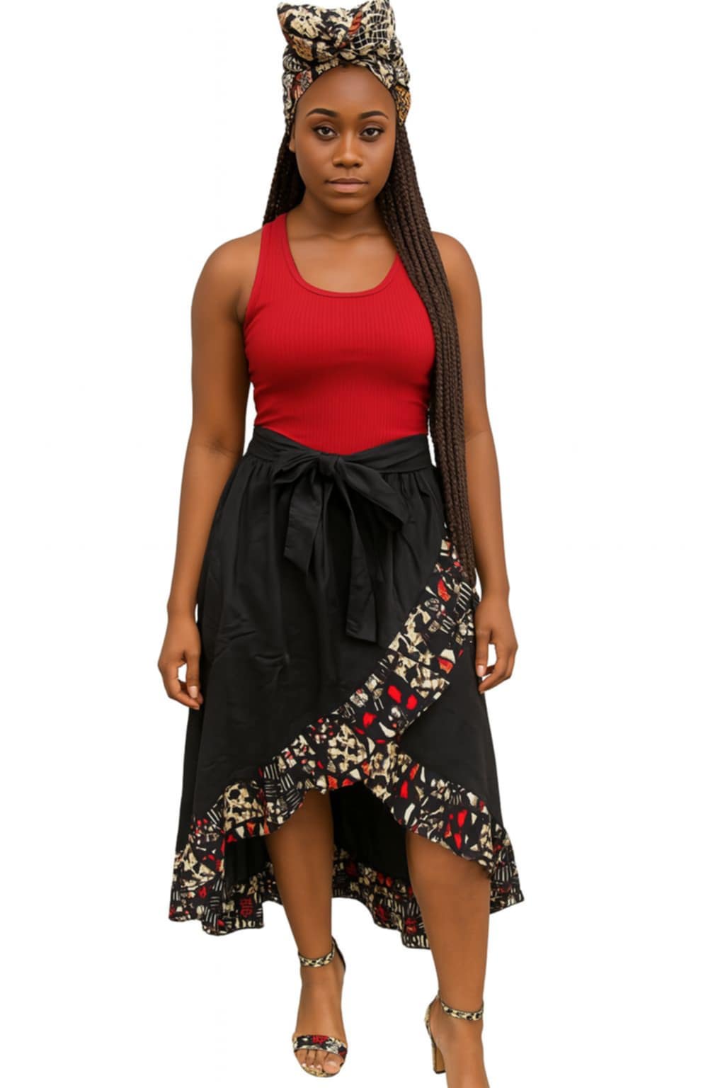 Ebony Wrap Skirt