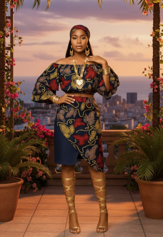 Nature 2pc Skirt Set